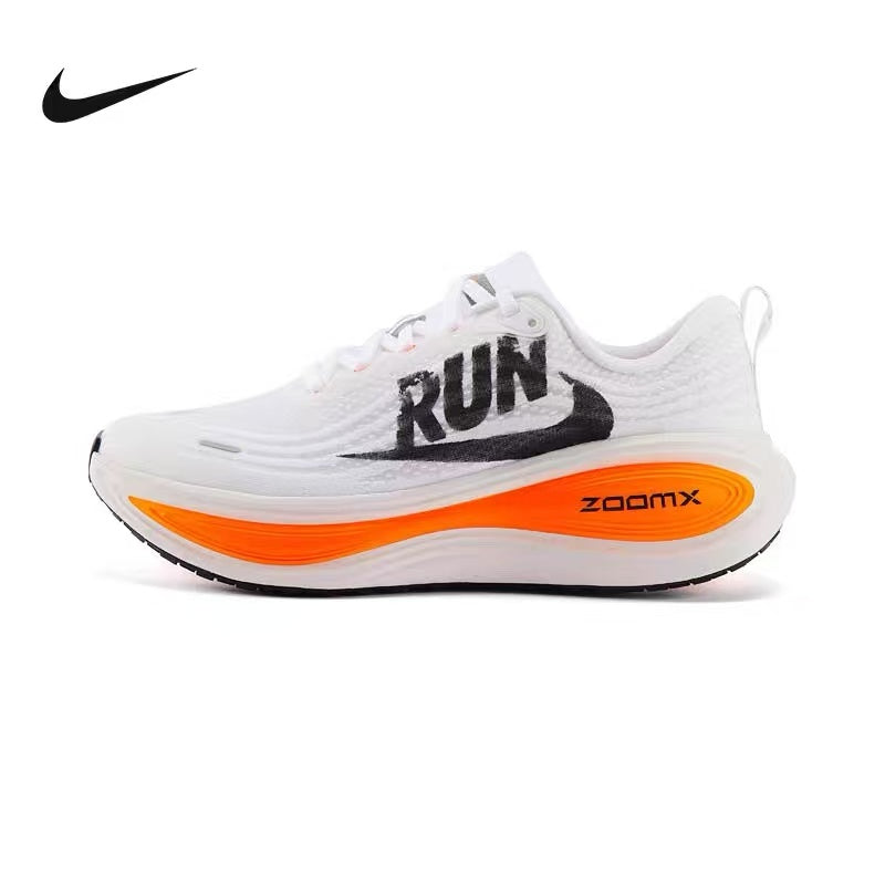 Nike ZoomX White, Black & Orange Running Shoes