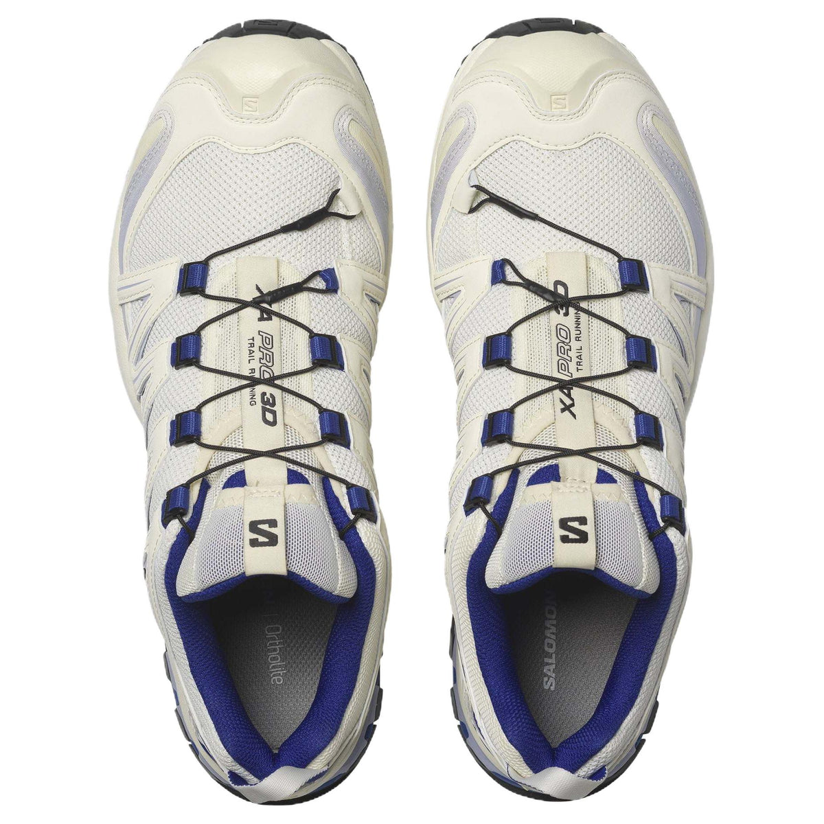 Salomon XA PRO 3D Unisex Trail Running Shoes – Light Beige & Blue
