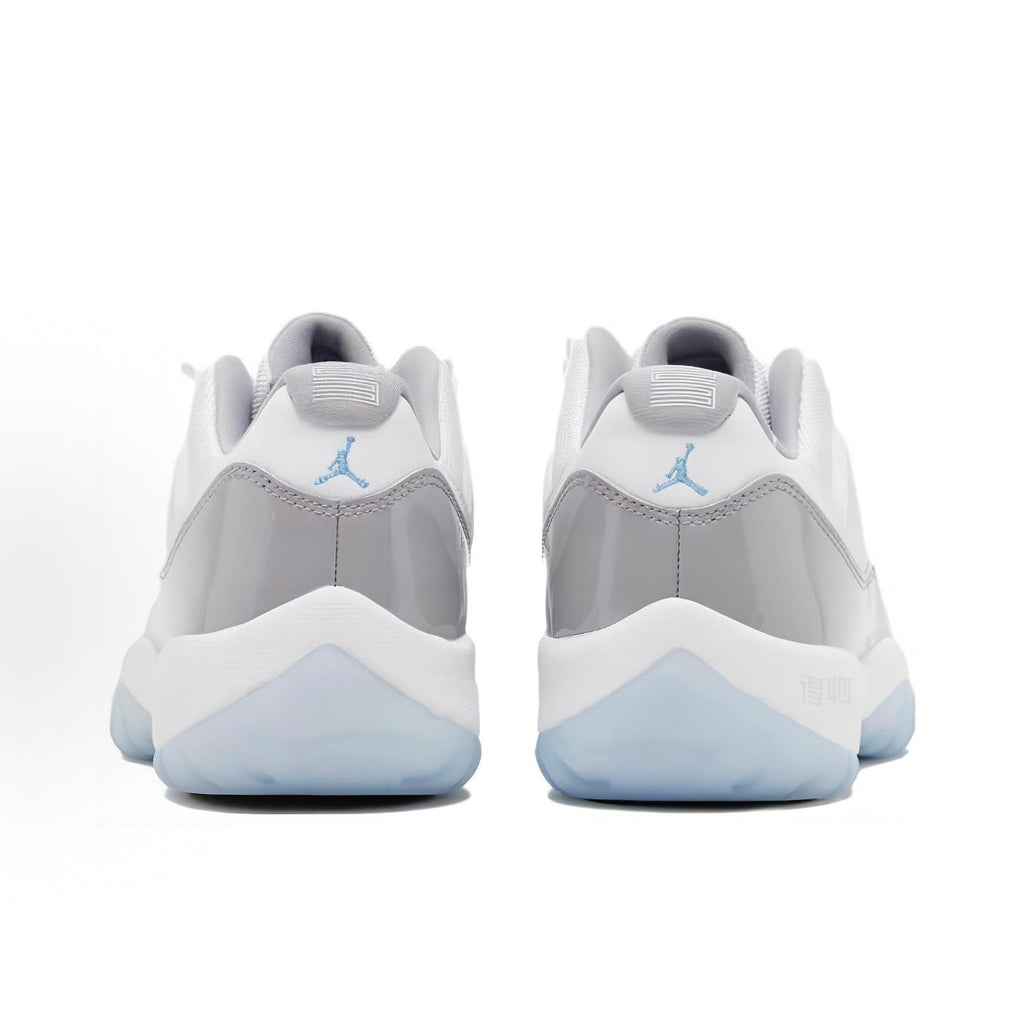 Jordan Air Jordan 11 Low "Cement Grey" – Trendy Low-Top Retro Basketball Shoes (Unisex) – White/Grey