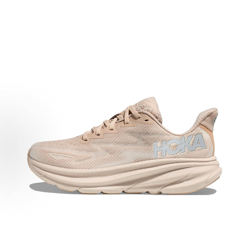 HOKA ONE ONE Clifton 9 Women's Casual Running Shoes - Light Brown