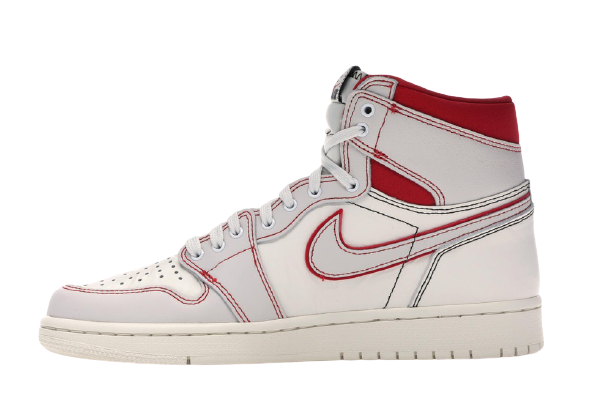 AJ1 High Phantom Gym Red