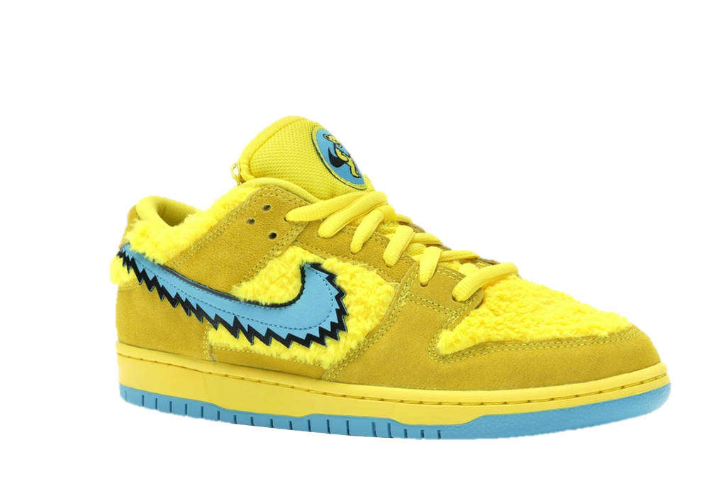 Grateful Dead SB Dunk Low Bear Opti Yellow